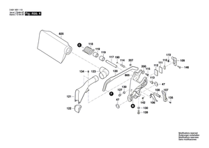 New Genuine Bosch 1609B01515 Chip Deflector