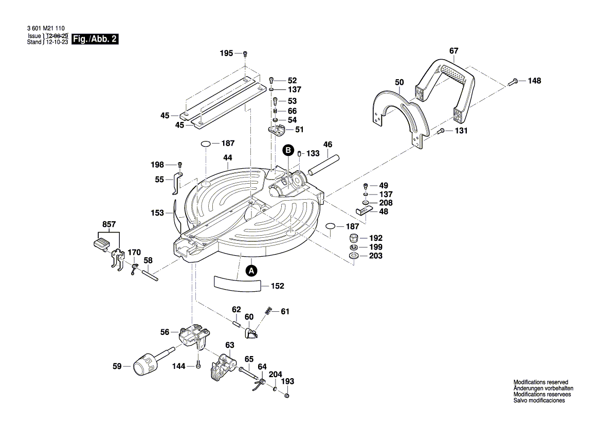 New Genuine Bosch 1609B01529 Linkage