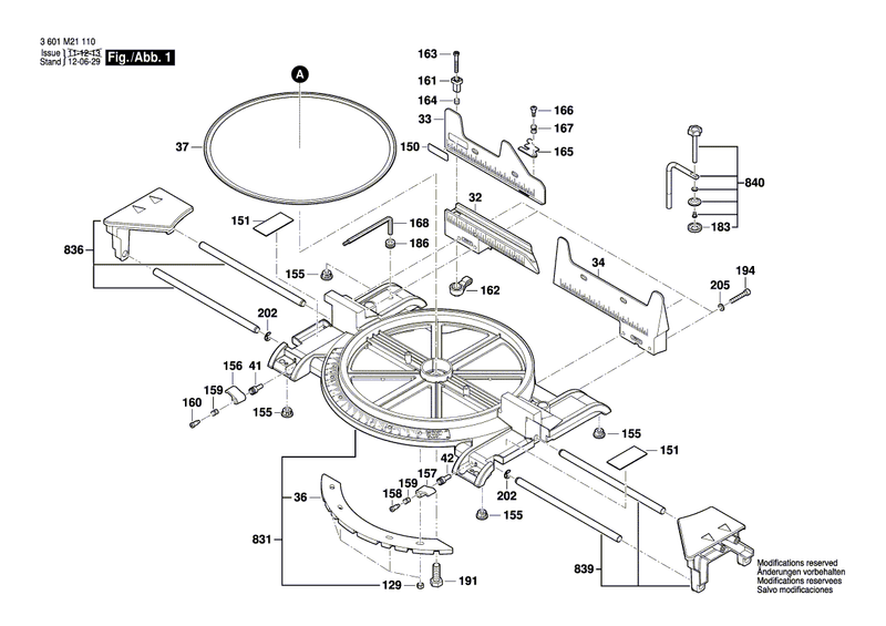 New Genuine Bosch 1609B01529 Linkage