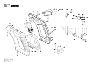New Genuine Bosch 1609B01533 Cord guard