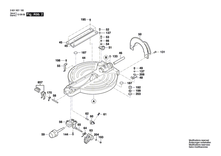 New Genuine Bosch 1609B01541 Chip Deflector