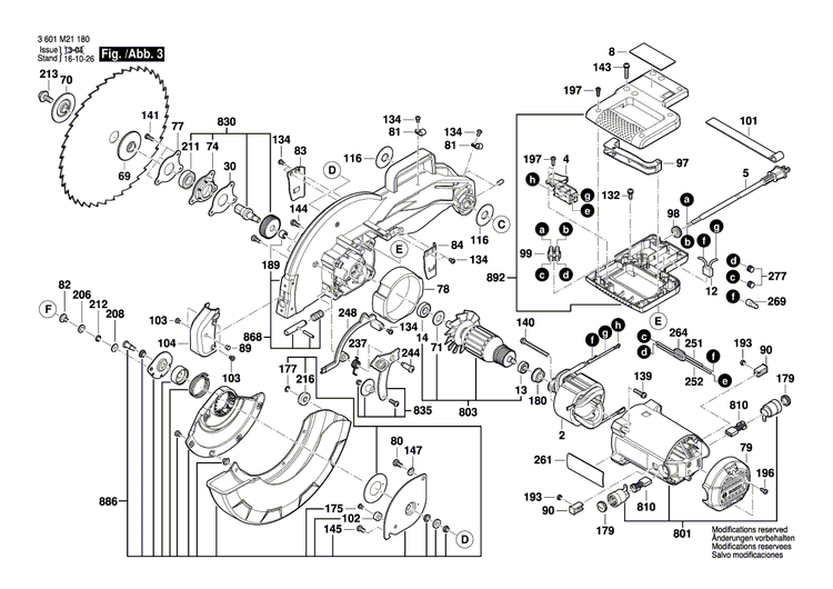 New Genuine Bosch 1609B01661 Screw
