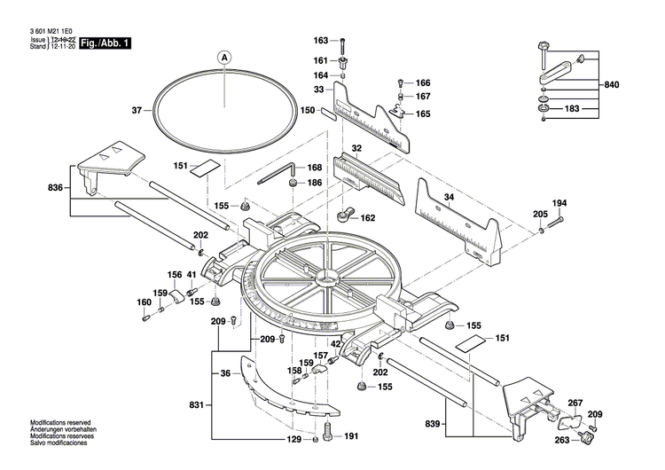 New Genuine Bosch 1609B01710 Gear