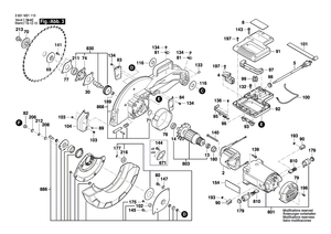 New Genuine Bosch 1609B01728 Warning Label