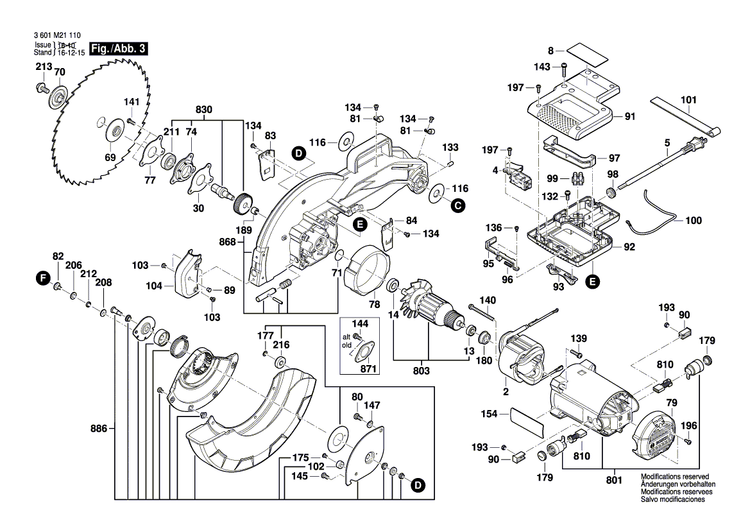 New Genuine Bosch 1609B01731 Warning Label