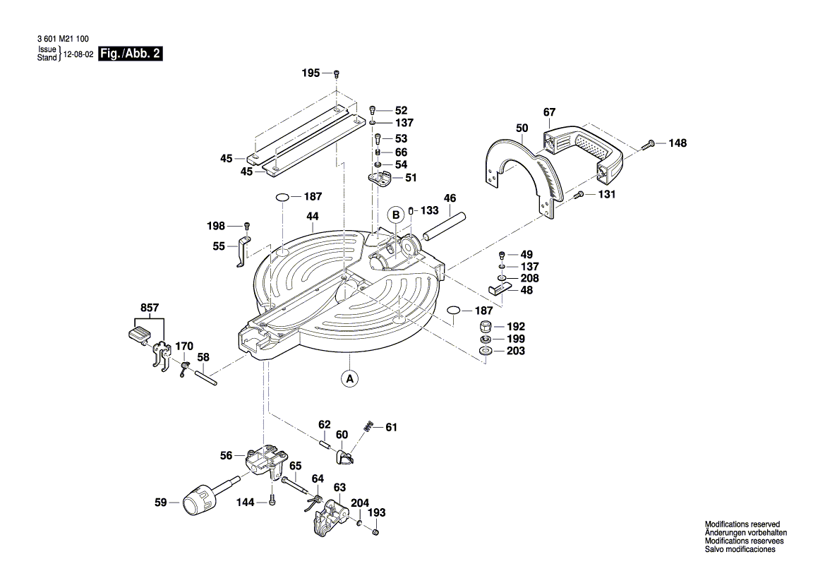 New Genuine Bosch 1609B01746 Manufacturer's nameplate