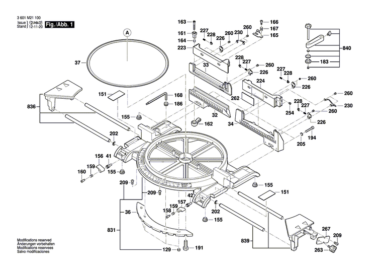 New Genuine Bosch 1609B01746 Manufacturer's nameplate