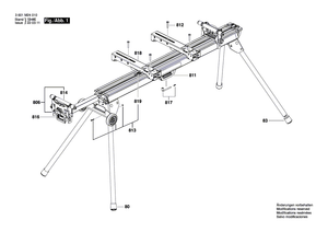 New Genuine Bosch 1609B01863 Stop Bracket