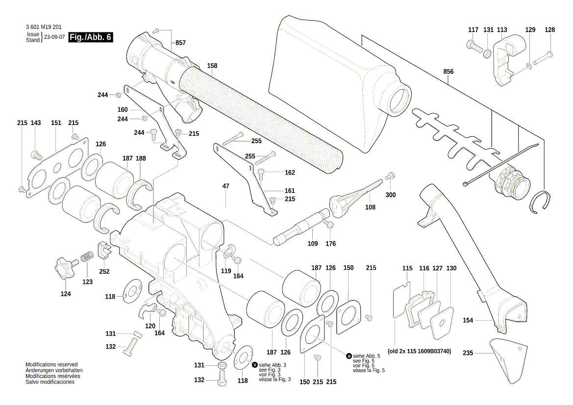New Genuine Bosch 1609B02088 Connecting Wire