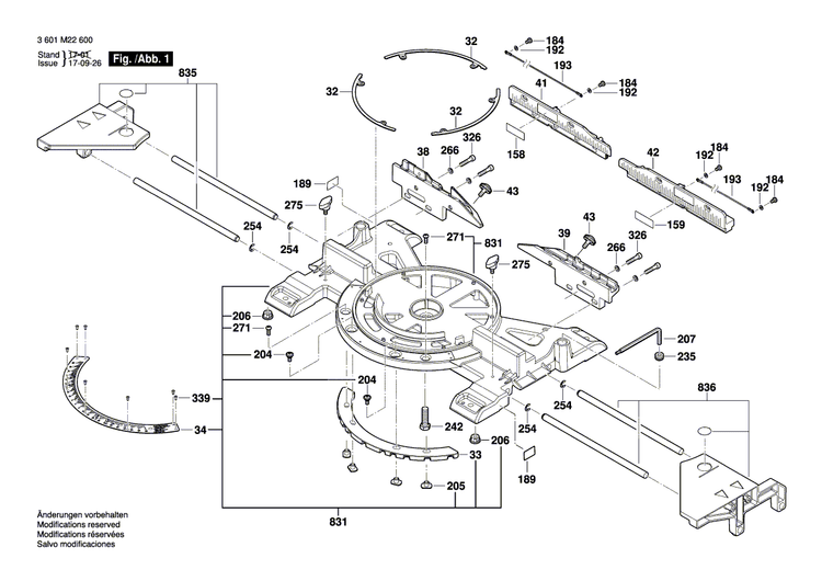 New Genuine Bosch 1609B02177 Screw