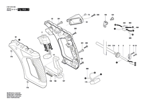 New Genuine Bosch 1609B02207 Connecting Wire