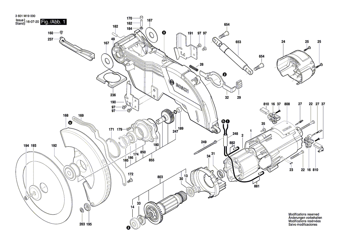 New Genuine Bosch 1609B02211 Spring