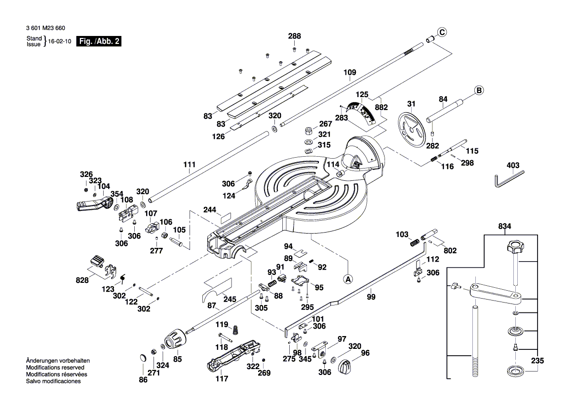 New Genuine Bosch 1609B02350 Flange