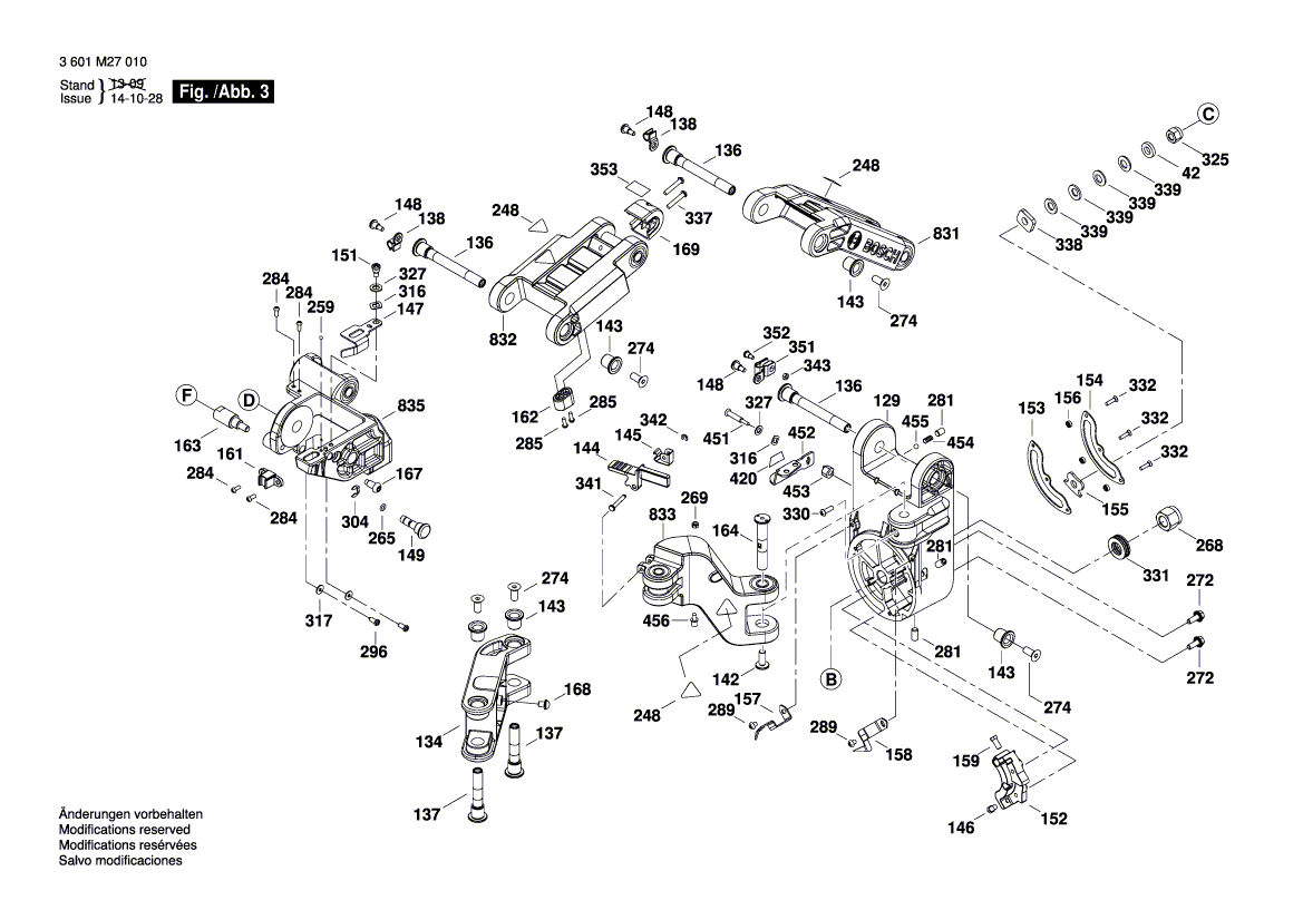 New Genuine Bosch 1609B02413 Clamp