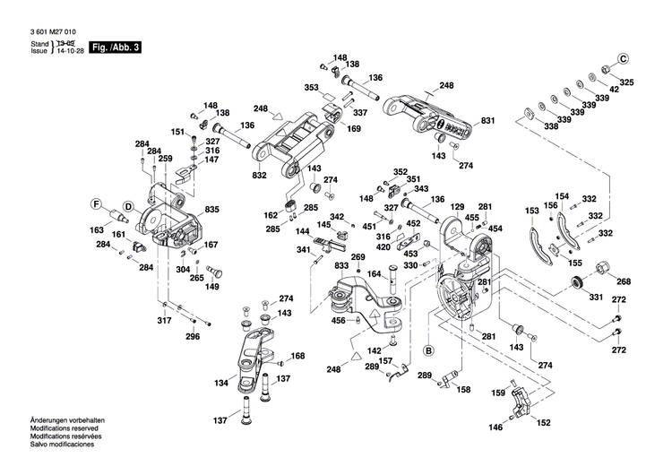 New Genuine Bosch 1609B02413 Clamp
