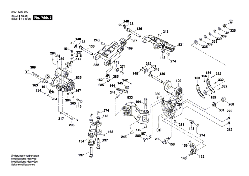 New Genuine Bosch 1609B02592 Bearing Block