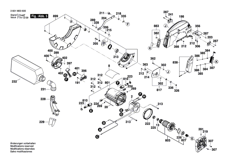 New Genuine Bosch 1609B02594 Arm