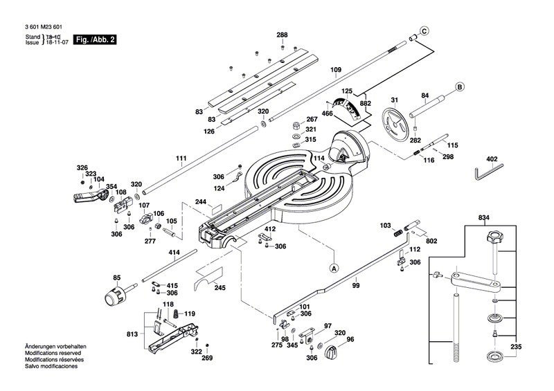 New Genuine Bosch 1609B02598 Plate