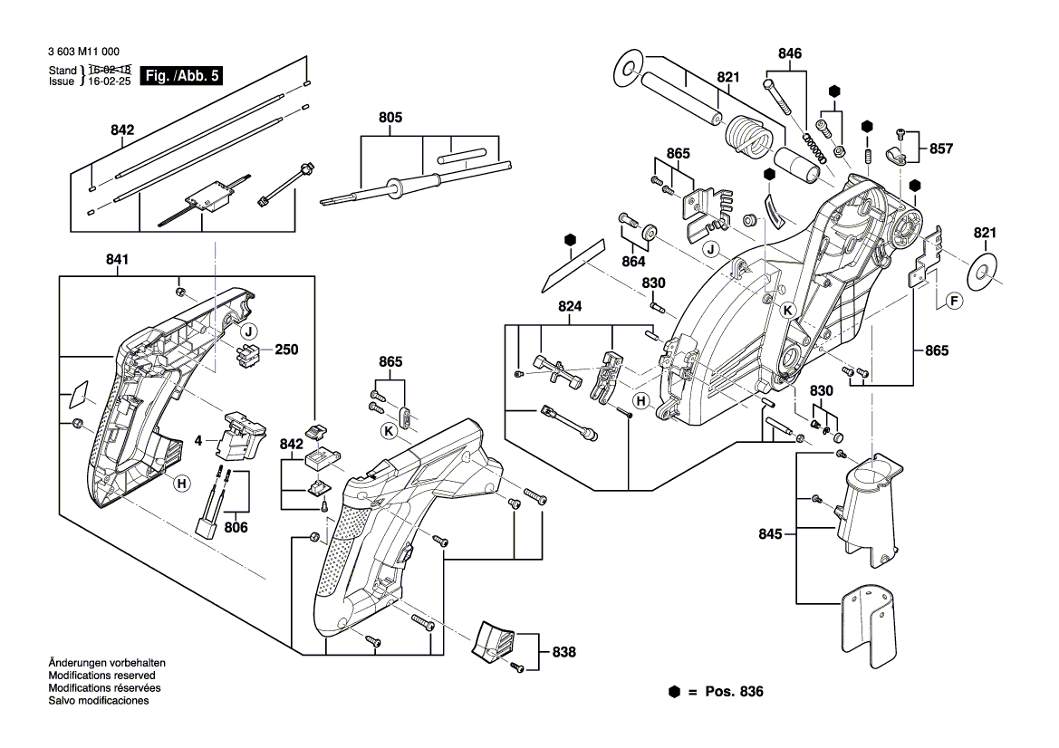 New Genuine Bosch 1609B02659 Mitre Fence