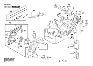 New Genuine Bosch 1609B02659 Mitre Fence