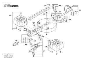 New Genuine Bosch 1609B02699 Motor Housing