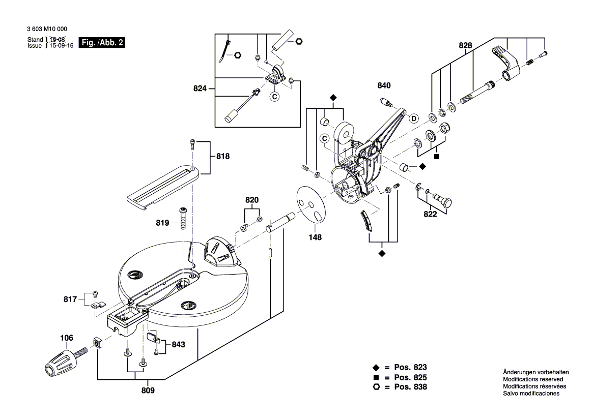 New Genuine Bosch 1609B02728 Protective Cover