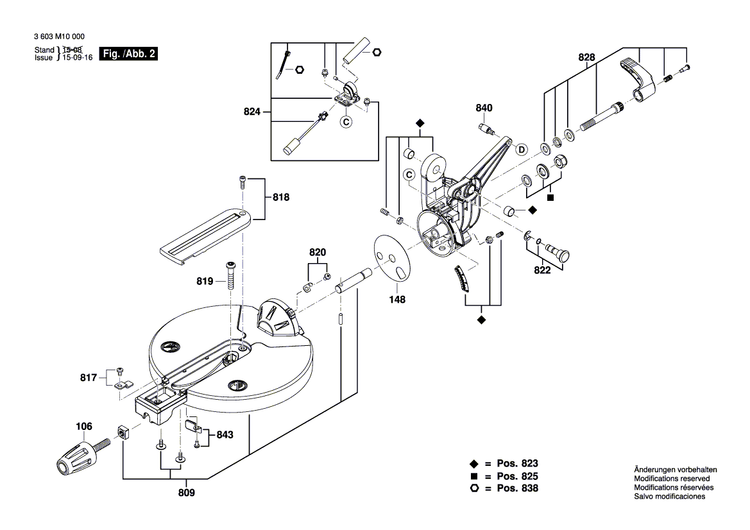 New Genuine Bosch 1609B02728 Protective Cover