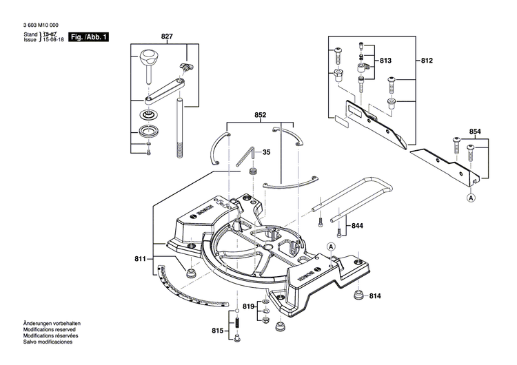 New Genuine Bosch 1609B02728 Protective Cover