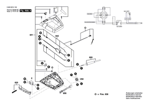 New Genuine Bosch 1609B02735 Table