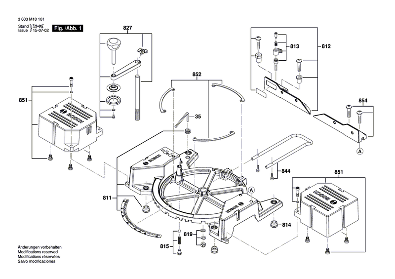 New Genuine Bosch 1609B02760 Profile Strut