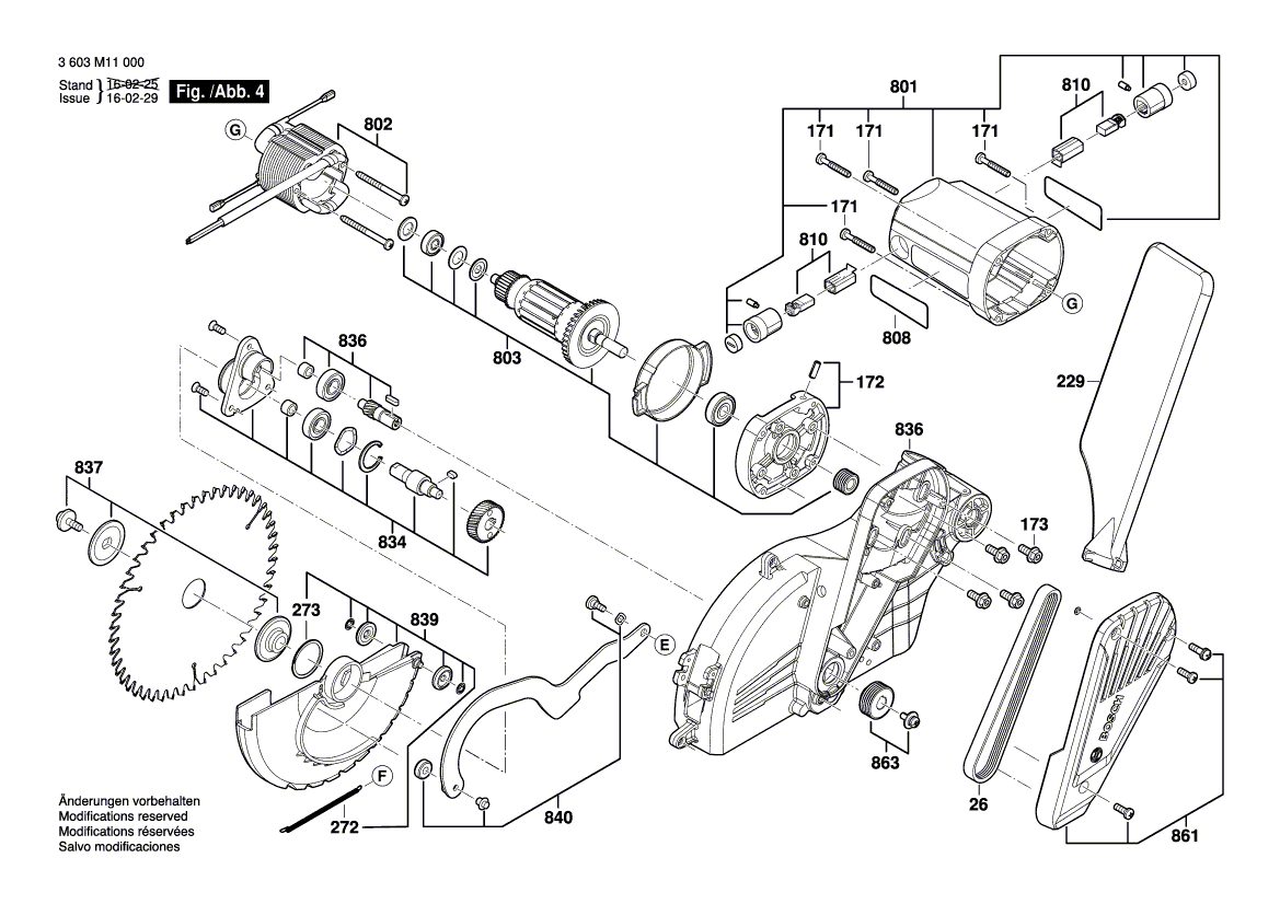 New Genuine Bosch 1609B02775 Supporting foot