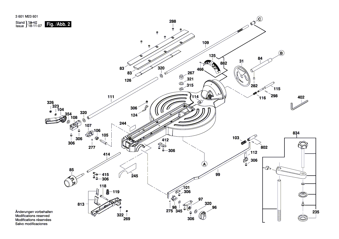 New Genuine Bosch 1609B02953 Protective Cover