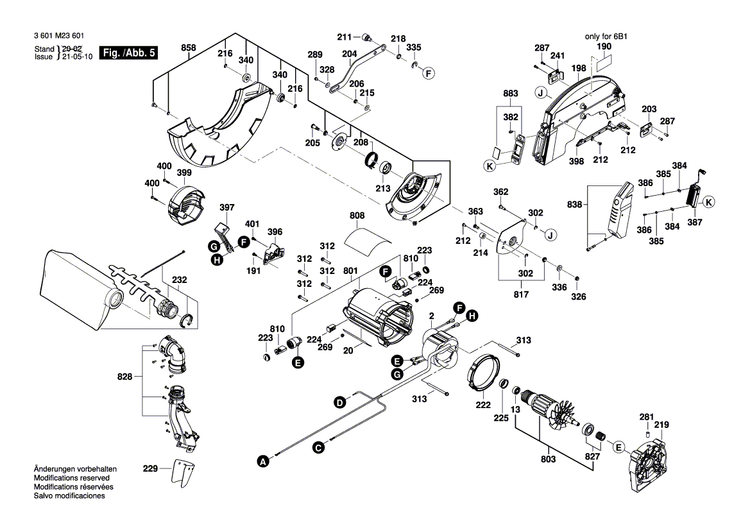 New Genuine Bosch 1609B02966 Detent