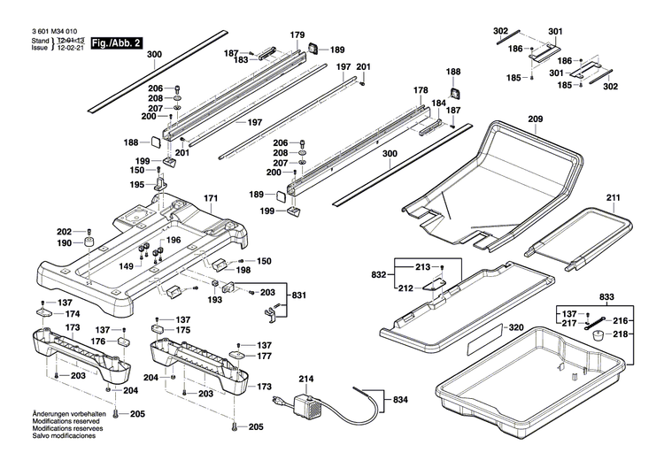 New Genuine Bosch 1609B03131 Screw