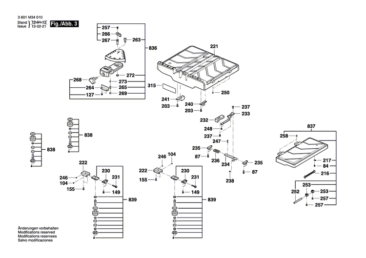 New Genuine Bosch 1609B03131 Screw