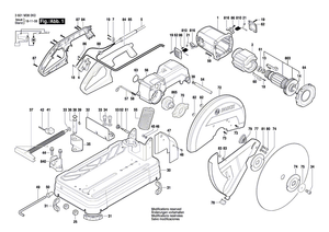 New Genuine Bosch 1609B03604 Air-Deflector Ring
