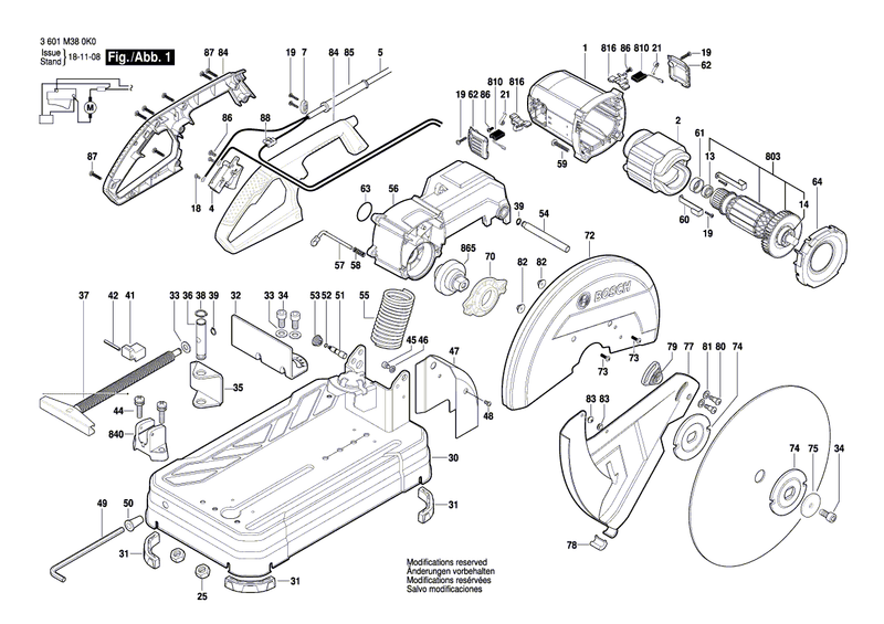 New Genuine Bosch 1609B03624 Cap