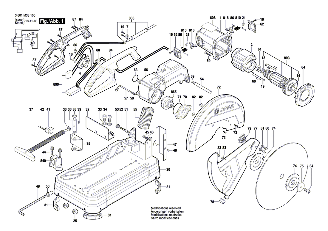 New Genuine Bosch 1609B03675 Connecting Rod