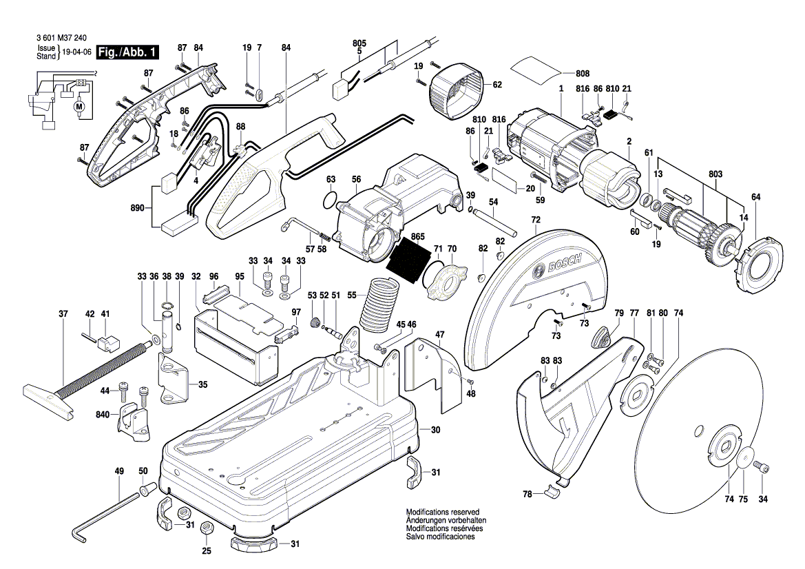 New Genuine Bosch 1609B03677 Support