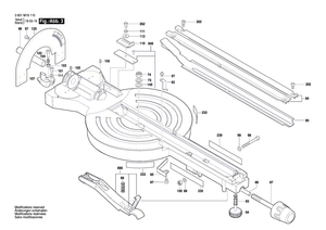 New Genuine Bosch 1609B03712 Mitre Fence