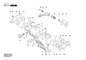 New Genuine Bosch 1609B03727 Supporting foot