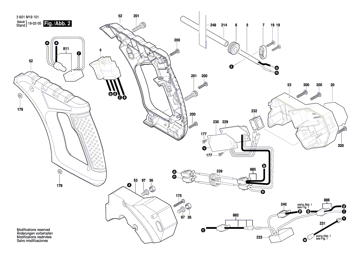 New Genuine Bosch 1609B03742 Adjusting bolt