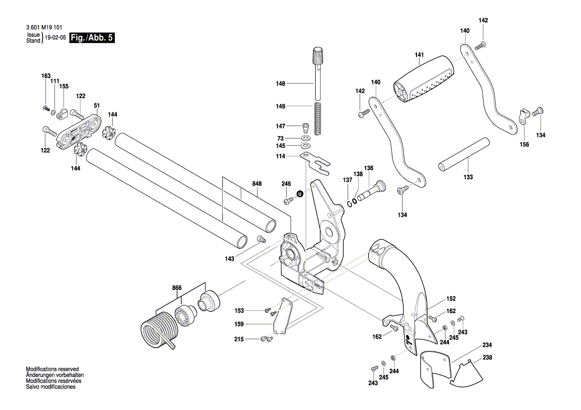 New Genuine Bosch 1609B03742 Adjusting bolt