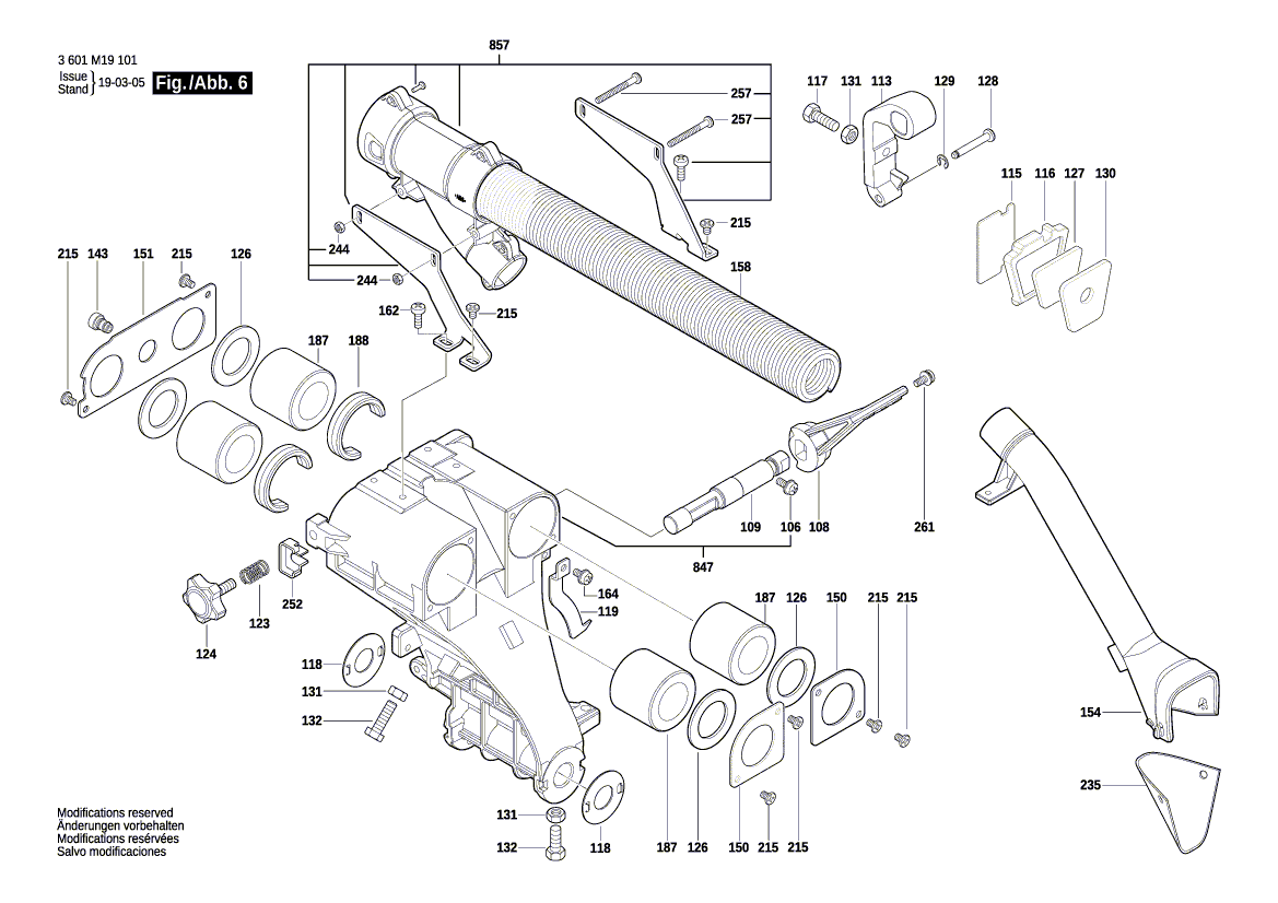 New Genuine Bosch 1609B03766 Retaining Plate