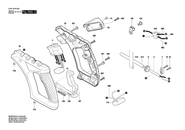 New Genuine Bosch 1609B03775 Dust Extraction