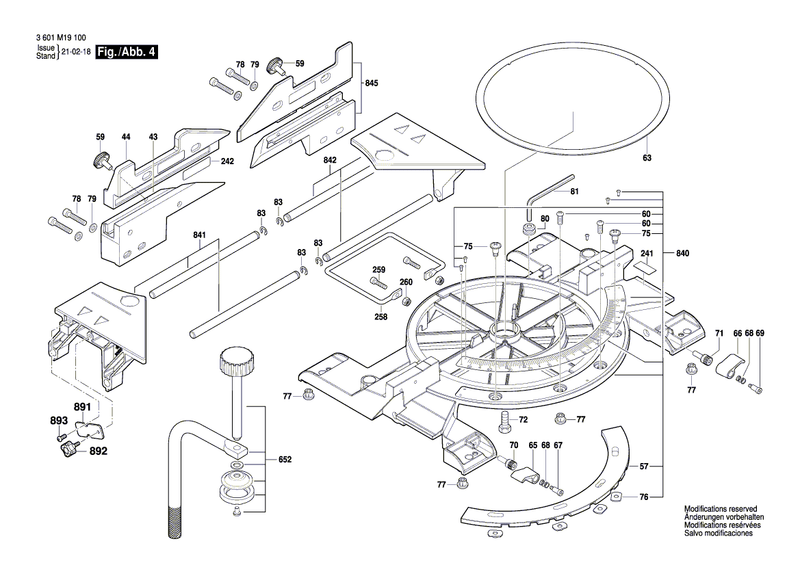 New Genuine Bosch 1609B04114 Printed Circuit Board