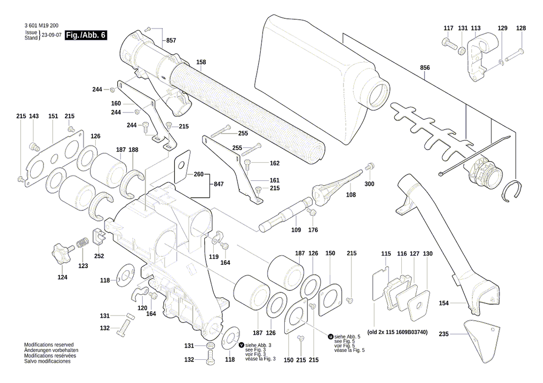 New Genuine Bosch 1609B04127 Dust-Protection Cover