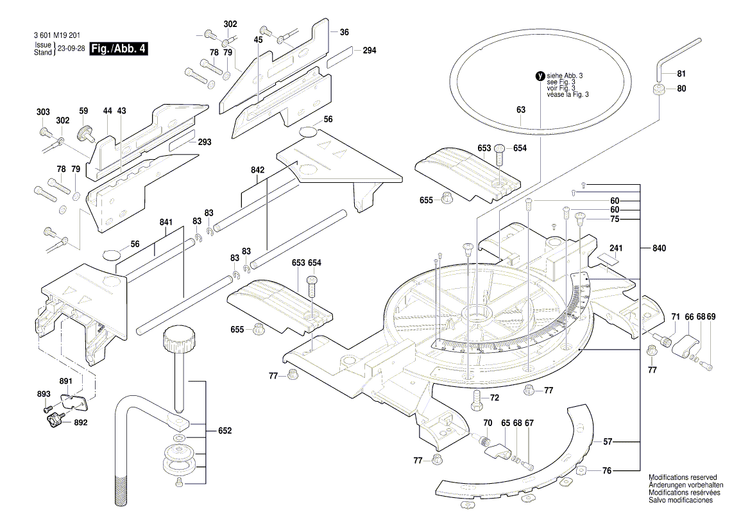 New Genuine Bosch 1609B04137 Cover
