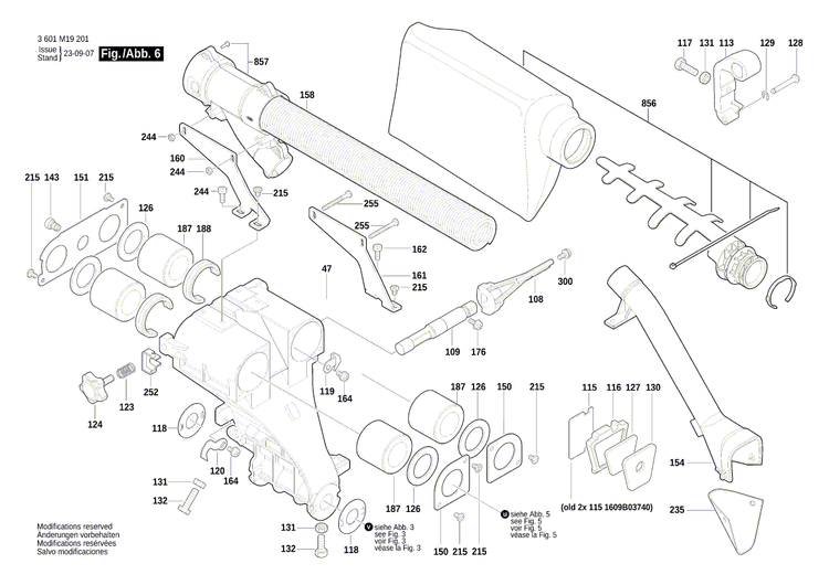 New Genuine Bosch 1609B04137 Cover