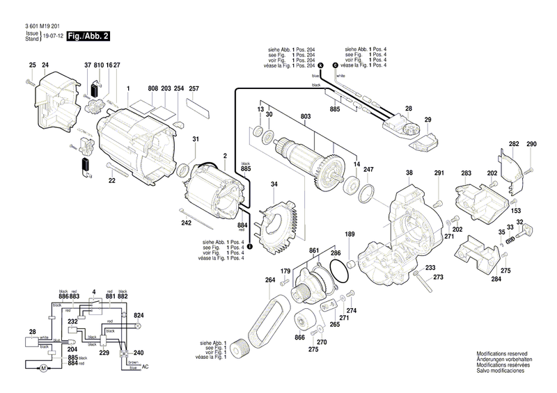 New Genuine Bosch 1609B04138 Junction Box